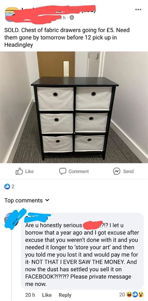 I'd rather set my shit on fire than deal with local buyers. . Idiots of facebook marketplace reddit